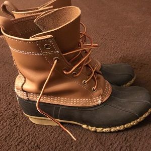 L.L.Bean Brown/Tan Boots - Woman’s 8” Size 8
